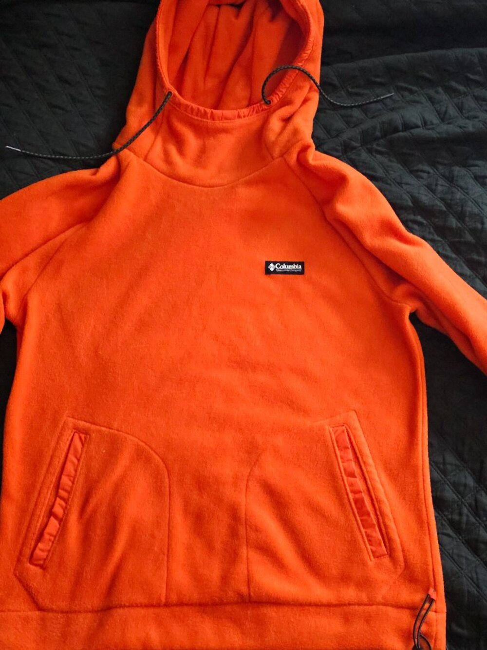 Columbia Men's Hunterdon Fleece Hoodie - Size Large - Orange